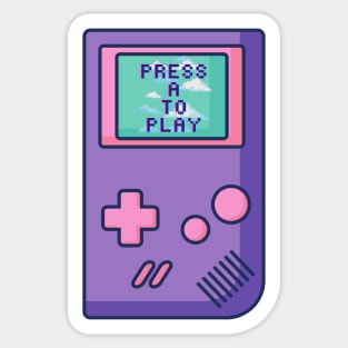 Press A to play Sticker